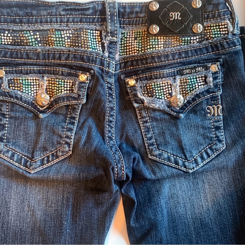 Miss Me Jeweled Bootcut Jeans- Girls 16